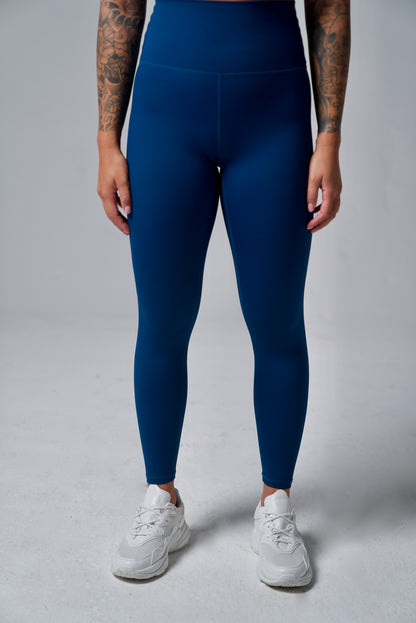 Athena Leggings - Captains Blue and Vanilla